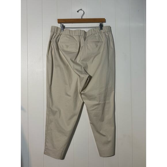 Talbots Woman Heritage Kahaki Lightweight Netural Pants 16 W - Picture 2 of 8